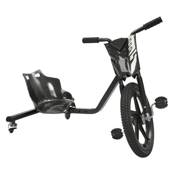 Drift Scooter Drift-Trike, Eisen, 16 Zoll Vorderrad-Durchmesser Drift Cart, 100kg Tragfähigkeit Drei