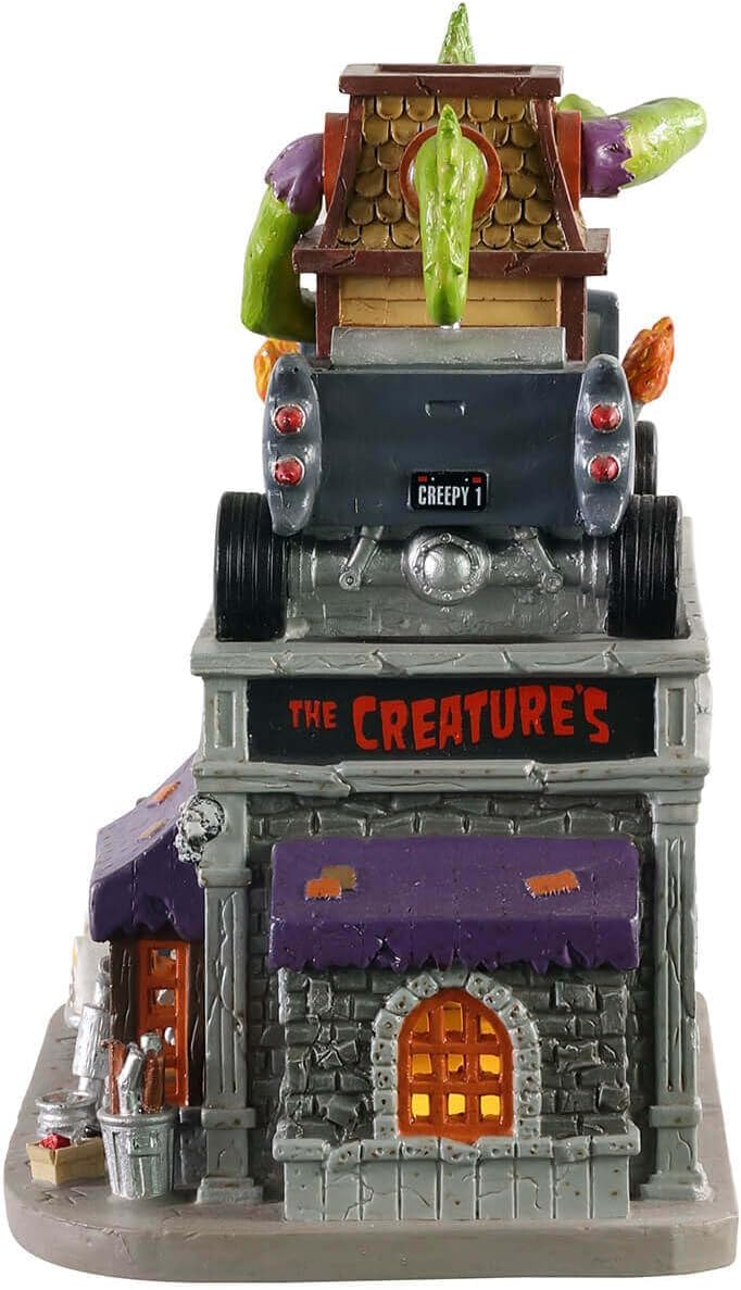 Lemax - The Creature`s Custom Hot Rod Shop 05611 Werkstatt Halloween Spookytown