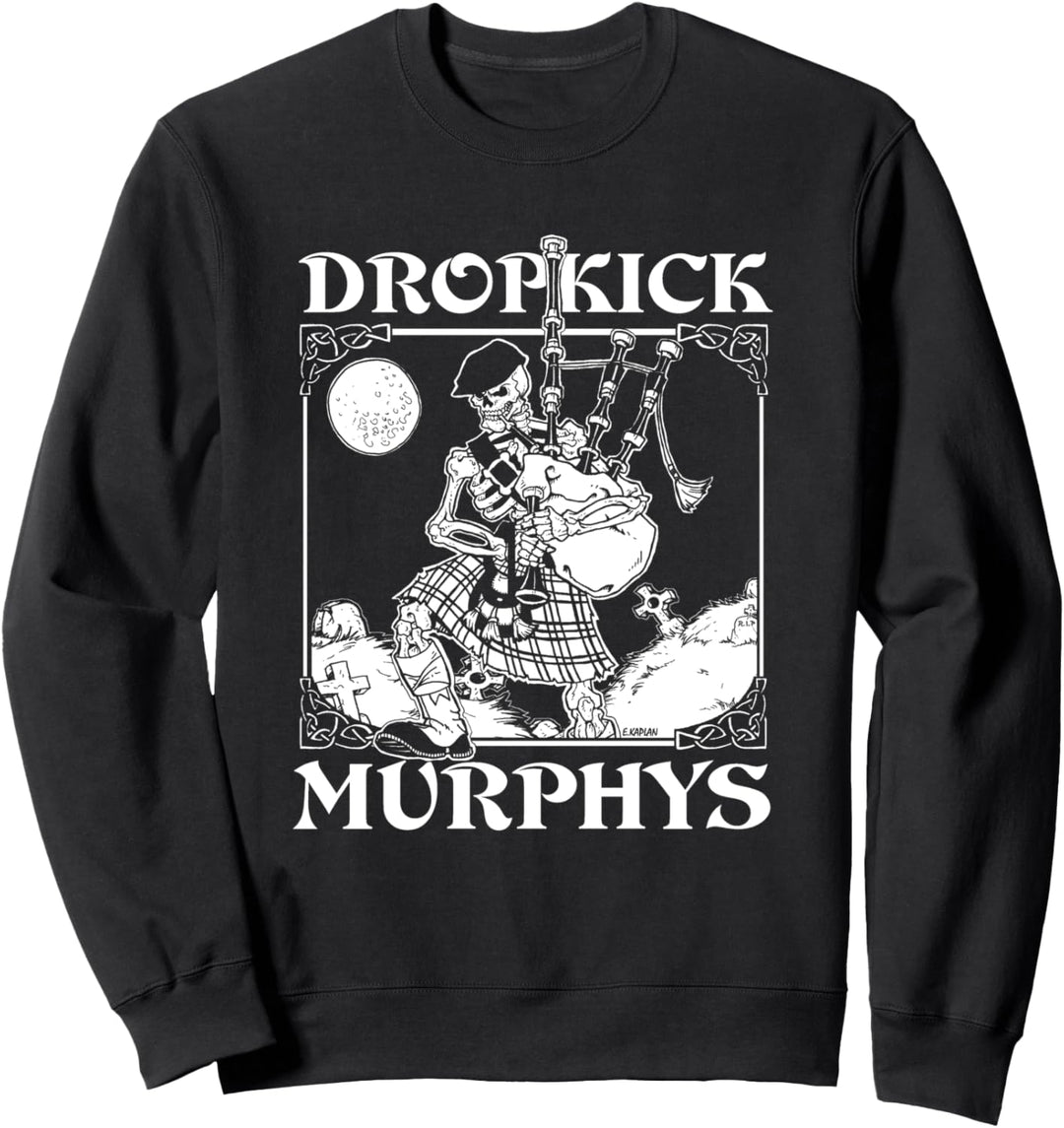 Dropkick Murphys - Official Merchandise - Skeleton Piper Sweatshirt