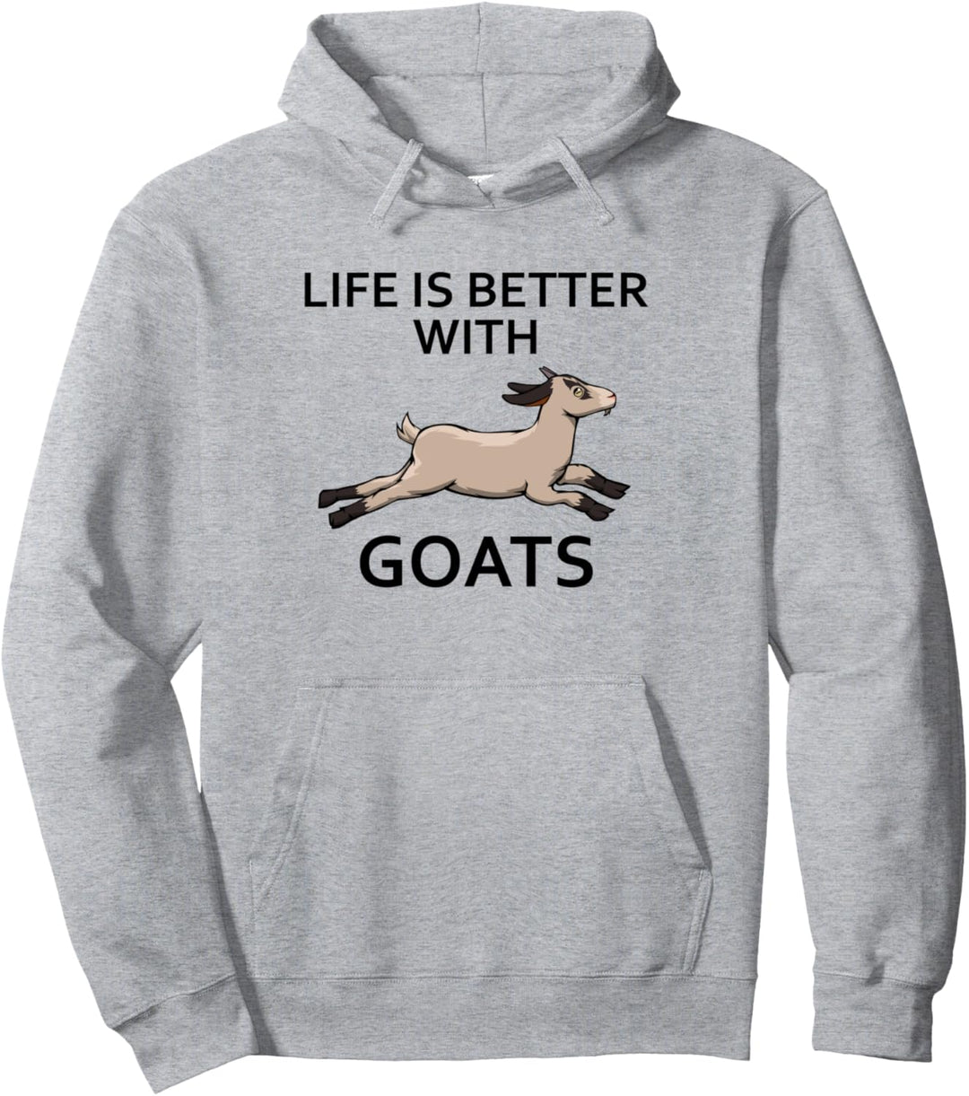 Ironie Bauernhof Tier Ziege Zitat Pullover Hoodie