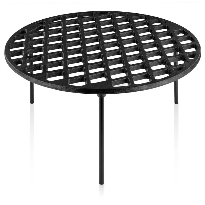 BBQ-Toro Gusseisen Grillrost Ø 40 cm mit 3 Beinen | rund | Dutch Oven Untersetzer, Grill Zubehör | D