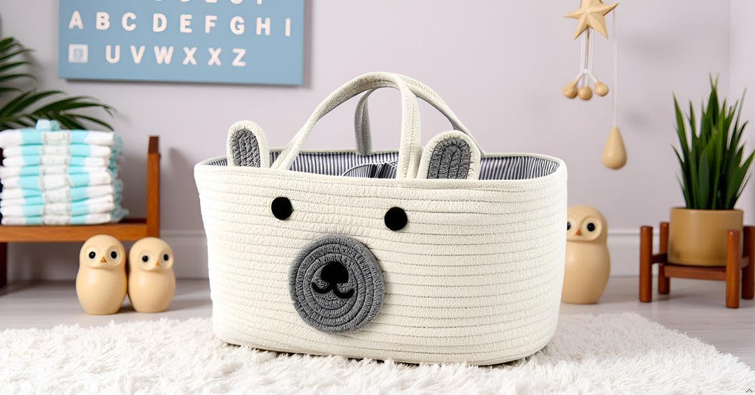 Windel-Organizer, Babygeschenkkorb, Babyausstattung, Babykörbe, Babyausstattung für Neugeborene, Bab