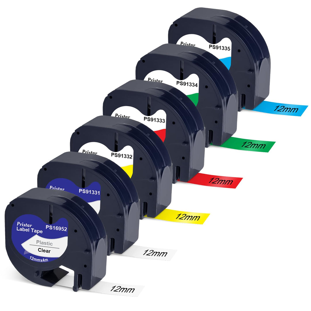 Pristar Schriftband Kompatibel für Dynmo 200B XR LT-100H LT-100T LT100-H LT-110T QX50 XM 2000 80 Kom