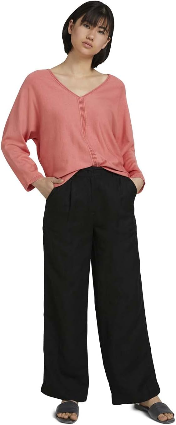 TOM TAILOR Damen Loose Fit Pullover XL 28155 - Dusty Pastel Pink, XL 28155 - Dusty Pastel Pink