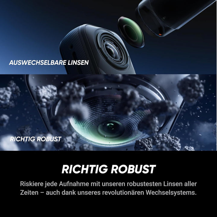 Insta360 X5 Snowboard-Bundle - wasserdichte 8K 360°-Kamera, Unsichtbarer Selfie-Stick-Effekt, Spitze