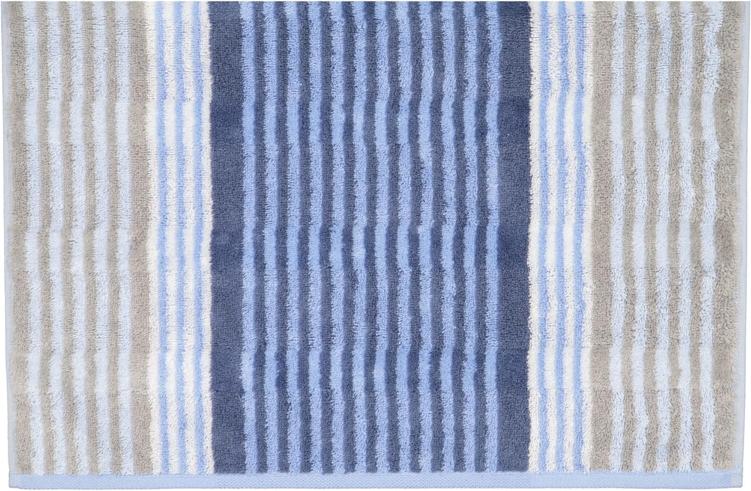 CAWÖ Home Handtücher Noblesse Harmony Streifen 1085 Sky - 17 Duschtuch 80x160 cm, Duschtuch 80x160 c