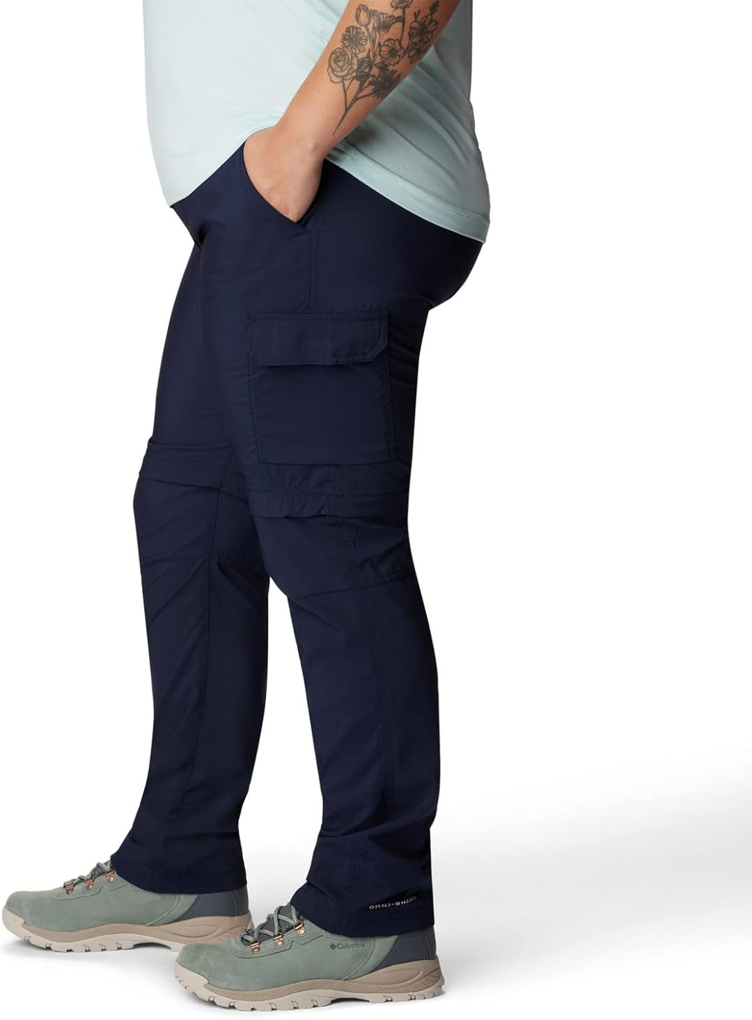 Columbia Damen Umwandelbare Wanderhose Silver Ridge Utility Silver Ridge Utility-Hose 4 Dunkle Nacht