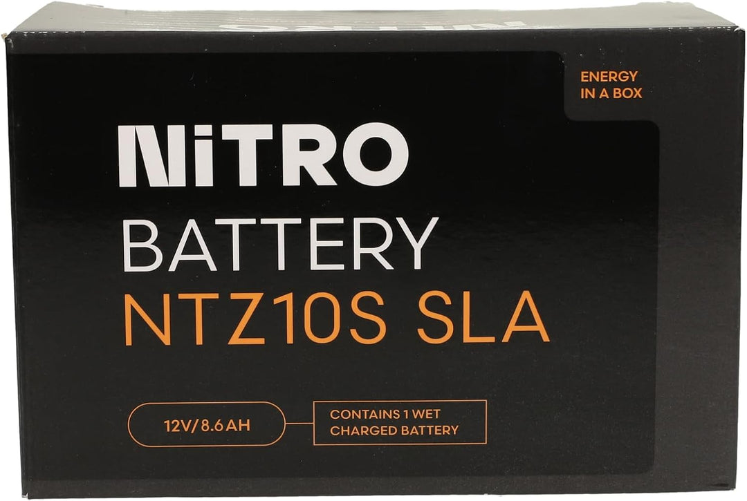NITRO YTZ10S -N- Batteries, Schwarz (Preis inkl. EUR 7,50 Pfand)