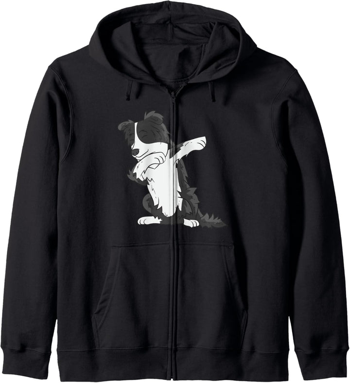 Border Collie Geschenk für Hundefreunde Kapuzenjacke