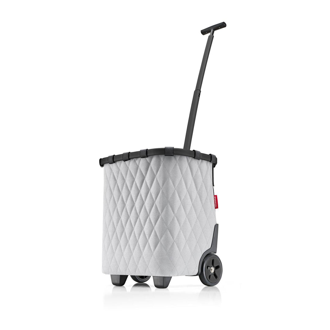 reisenthel carrycruiser Tragbarer Einkaufstrolley mit stabilem Aluminiumrahmen, Schultergurt und her