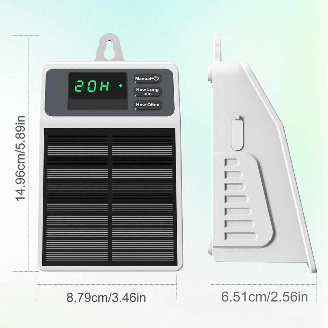 Solares Automatisches Tropfbewässerungsset mit Smart-Timer für 10 Topfpflanzen