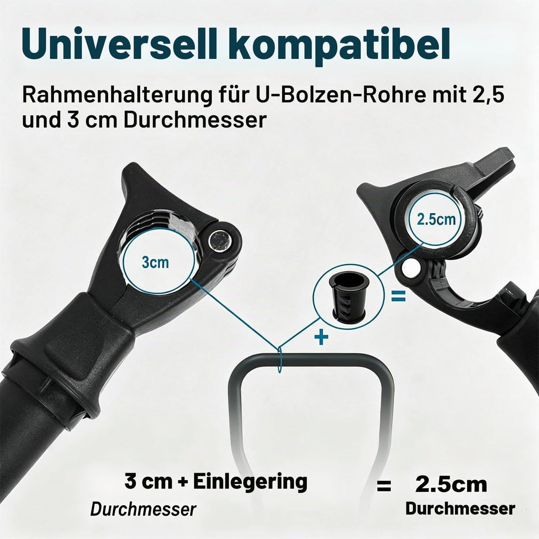 Fahrradhalterung, Rahmen-haltearm für 3. Fahrrad, Fahrradträger Fahrradhalter Befestigung, Sicher ve
