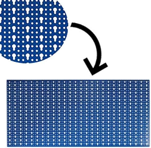 Blinky 2788010 Platten steht Expo gebohrt, blau, 46 x 98 cm