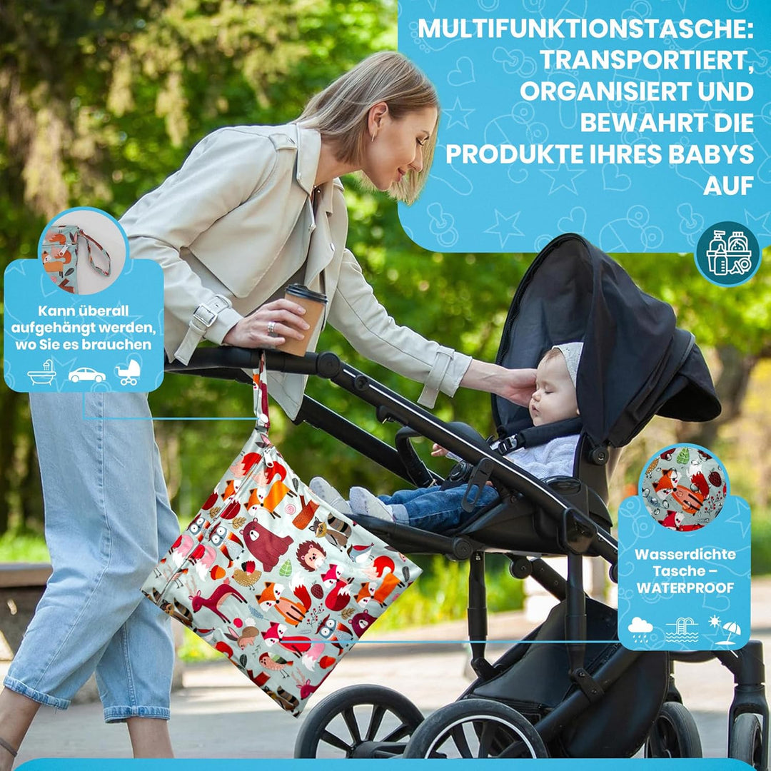 VibeGifting® XXL-Familienpackung – 9 windeleimer nachfüllfolie à 10 m, kompatibel mit Tommee Tippee