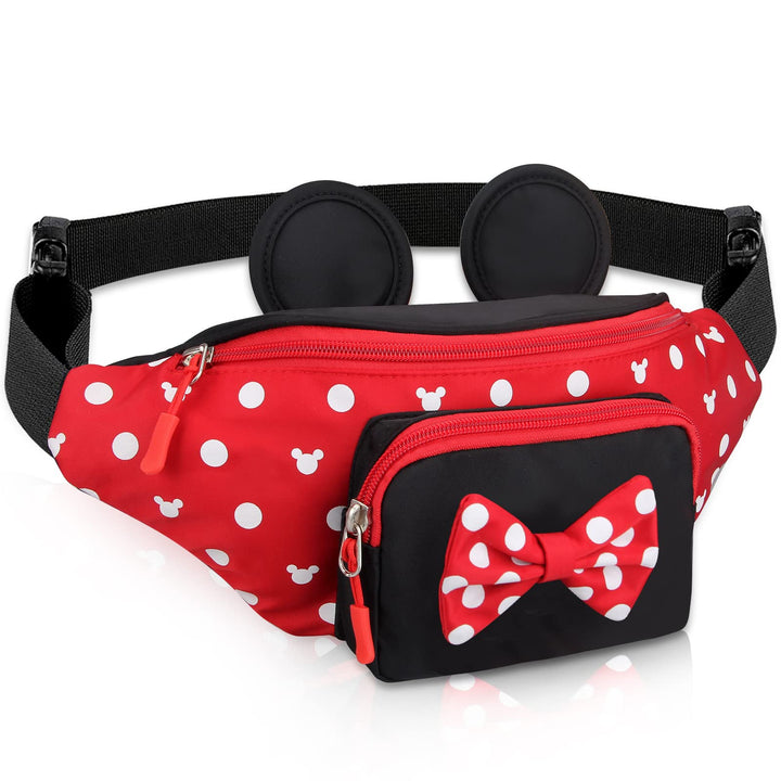 Dksyee Damen Fashion_Fanny_Pack_009 Gepäck-Handgepäck, rot Large(12.5x6 inch), Large(12.5x6 inch)