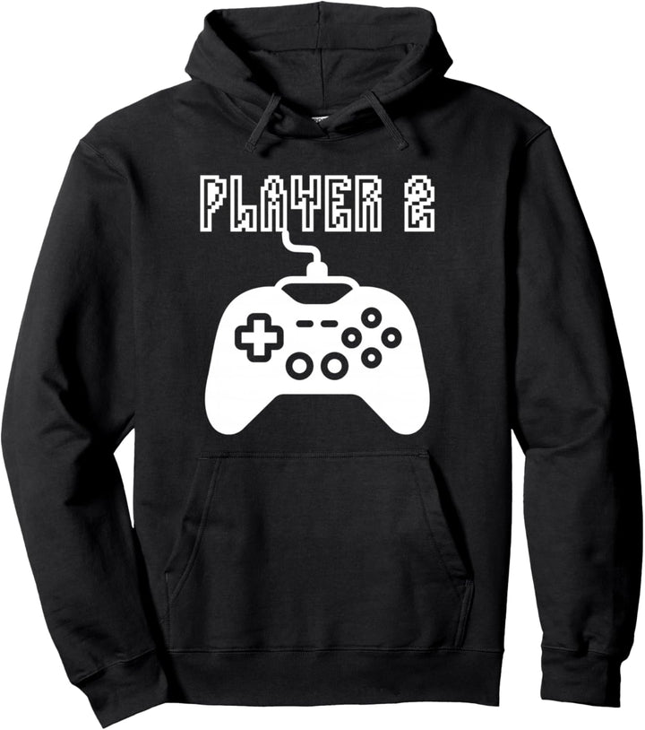 Player 2 Passendes Videospiel Cosplay Gaming Paare Gamer Pullover Hoodie