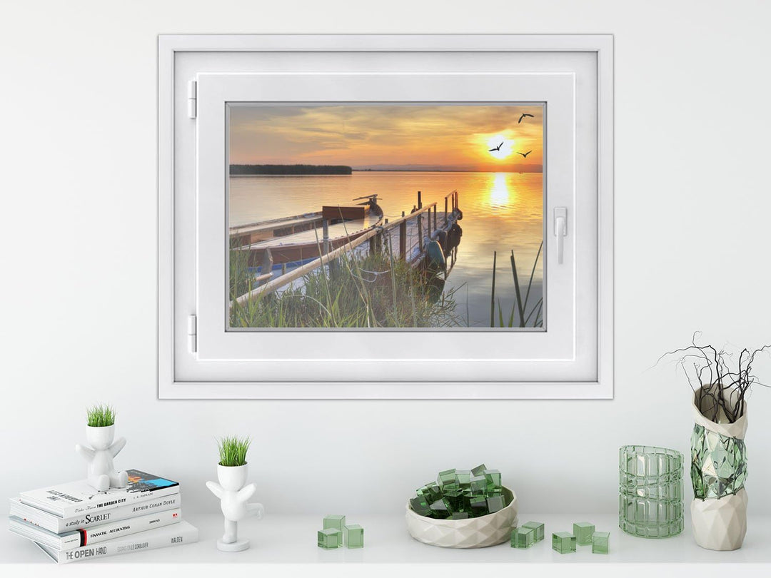 Fensterfolie Sonnenschutz I Hochwertige Folie für Fenster - selbsthaftend I Dekofolie für Bad, Küche