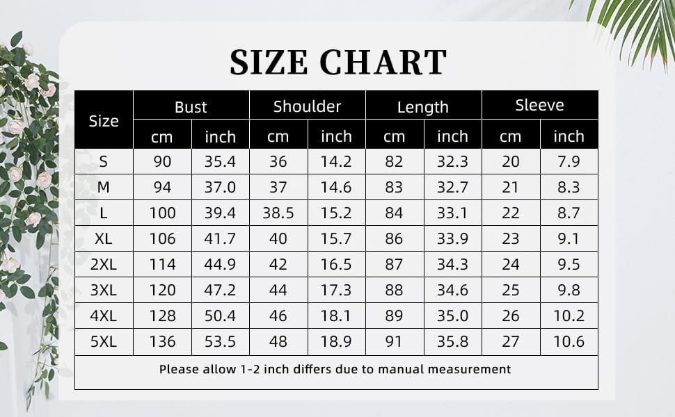 Enmain Damen Tunika Shirt Langarm/Kurzarm Bluse Tunika Blumen Longshirt Casual Elegante 3/4 Ärmel Ru