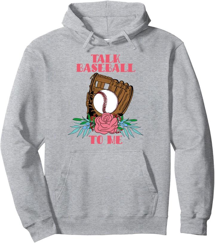 Sprechen Sie Baseball zu mir Pullover Hoodie