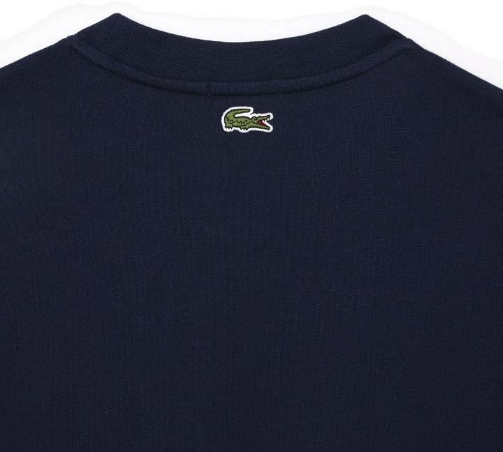 Lacoste Herren Sweatshirt SH1228, Männer Pullover,sportlicher Sweater,Logo S Marineblau, S Marinebla