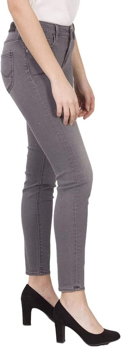 Lee Damen Jeanshose Scarlet Skinny Gunmetal Grau (W31/L33)