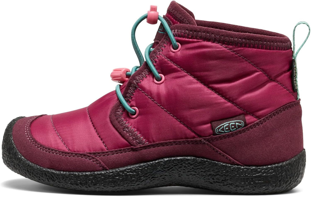 KEEN Unisex Kinder Howser 2 Waterproof Bottes Chukka 23 EU Beaujolais Pool Blue, 23 EU Beaujolais Po