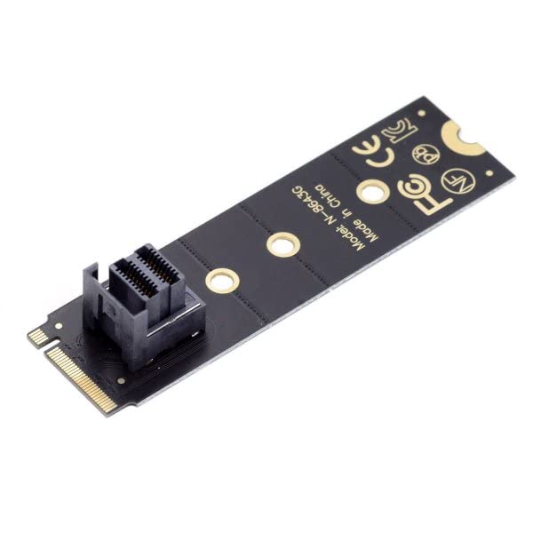 System-S SFF-8639 Adapter NVME OCIe 4.0 für M.2 NGFF M-Key Mainboard SSD