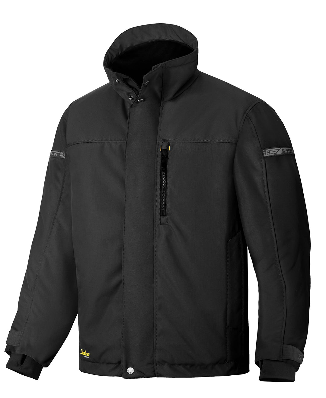 Snickers Workwear Allroundwork Arbeitsjacke gefüttert mit 37.5® Technologie, 1 Stück, S, Schwarz, 11