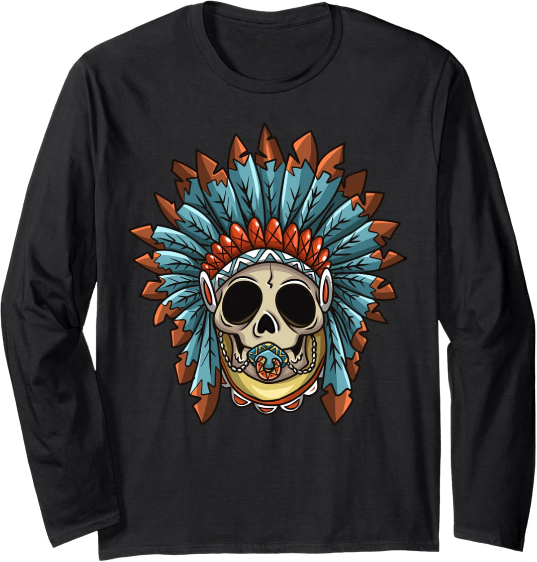 Baby Totenkopf mit Schnuller Langarmshirt