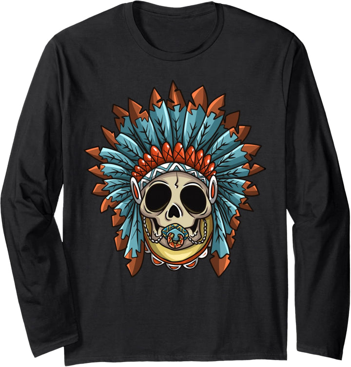 Baby Totenkopf mit Schnuller Langarmshirt
