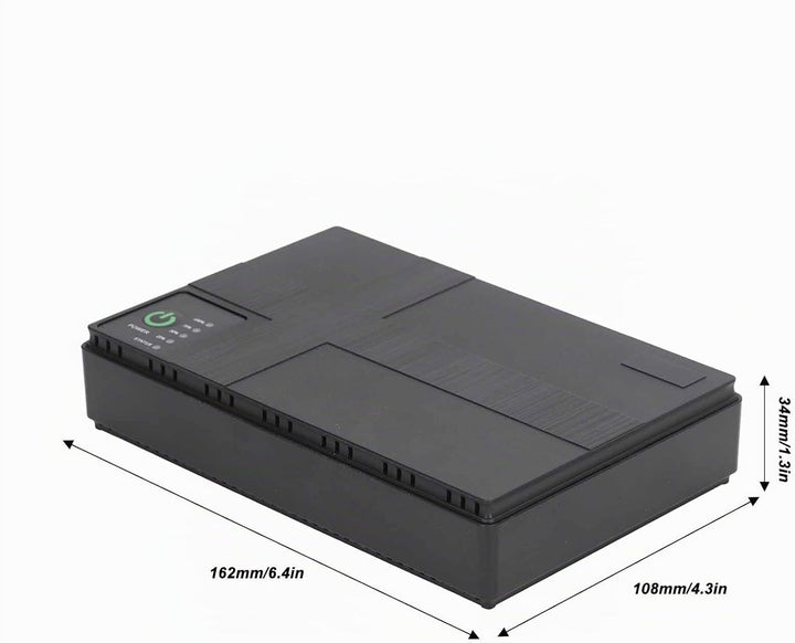 Mini-USV-Batterie-Backup 10400 MAh 18 Wh, Ausgang USB 5 V (2 A), 9 V (2 A), 12 V (2 A), POE 15 V (1