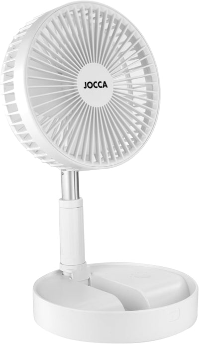 Jocca - Standventilator mit Fernbedienung |Tragbarer Ventilator | 3 Geschwindigkeiten | Höhenverstel