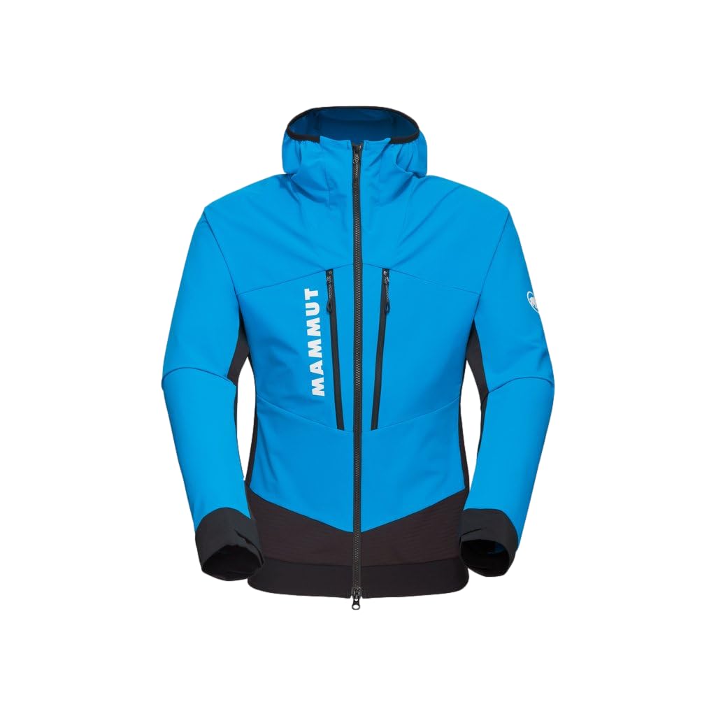 Mammut Herren Aenergy So Hybrid Hooded Jacket Men Softshell Jackets (1er Pack) XXL Glacier Blue-Blac