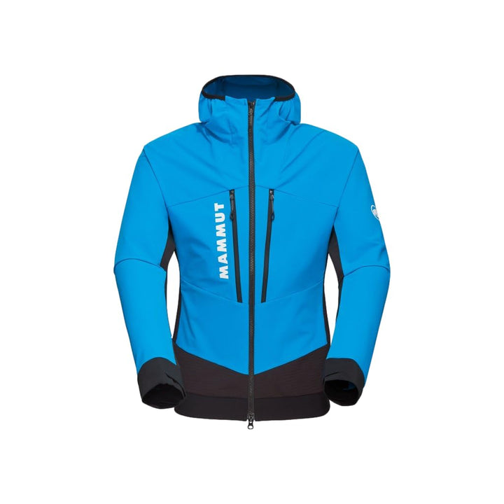 Mammut Herren Aenergy So Hybrid Hooded Jacket Men Softshell Jackets (1er Pack) XXL Glacier Blue-Blac