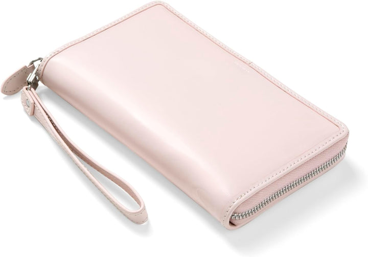 Malden Personal Compact Zip w/wristlet Pink