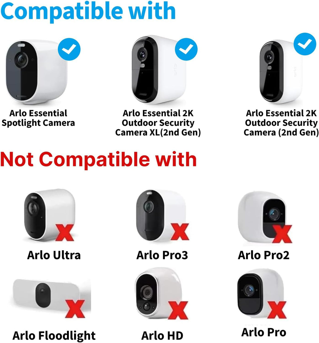 Solarmodul-Ladegerät für Arlo Essential 2K Outdoor (2. Generation)/Essential XL Kamera (2. Generatio