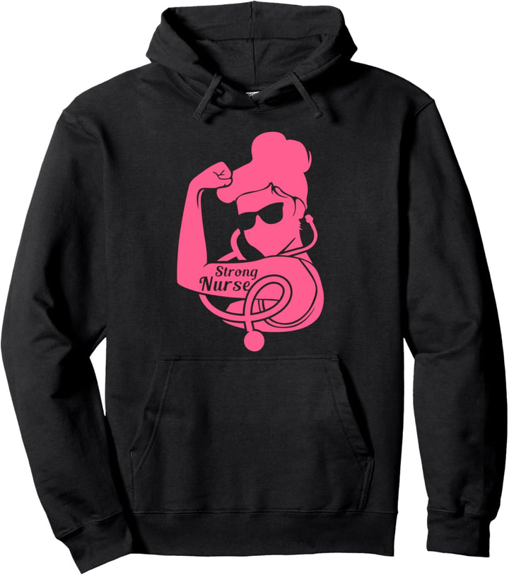 Starke Krankenschwester Frauen Design Pullover Hoodie