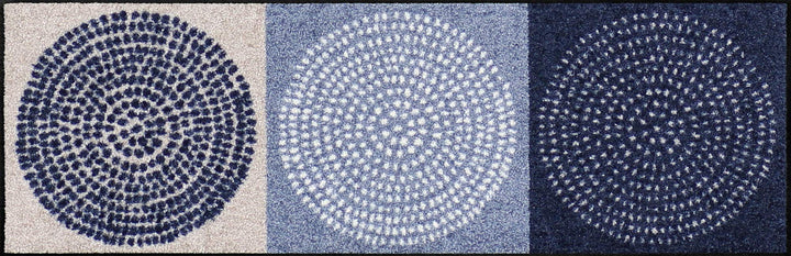 Salonloewe Fussmatte "Nestor" blau Grösse 25x75 cm 25 x 75 cm (Rechteckig) Blau, 25 x 75 cm (Rechtec