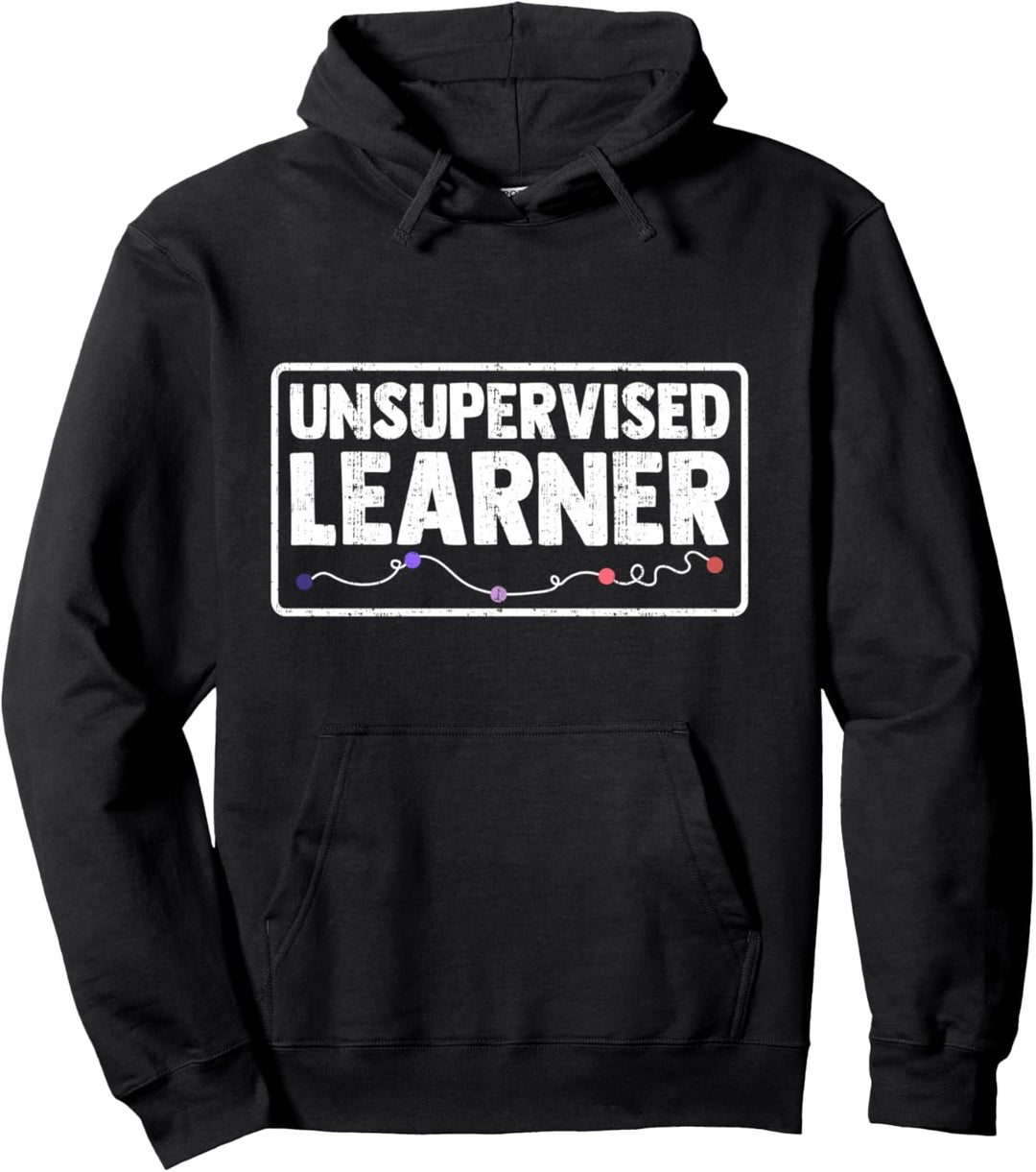 Unbeaufsichtigter Lernender Deep-Learning-Enthusiast für Datenwissenschaft Pullover Hoodie