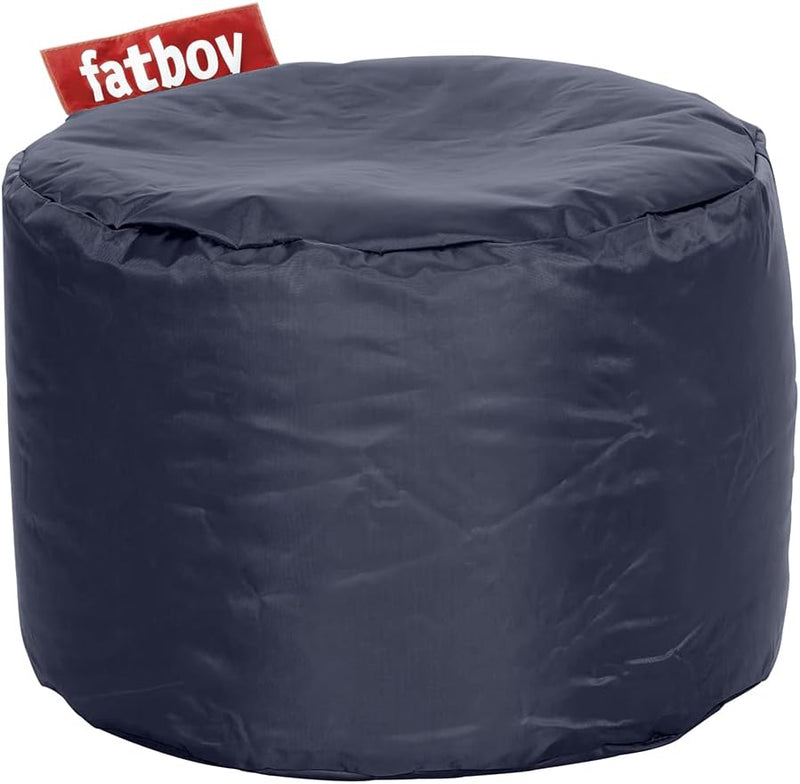 Fatboy® Point Hocker Nylon Blau | Runder Sitzhocker | Trendiger Poef/Fussbank/Beistelltisch | 35 x ø