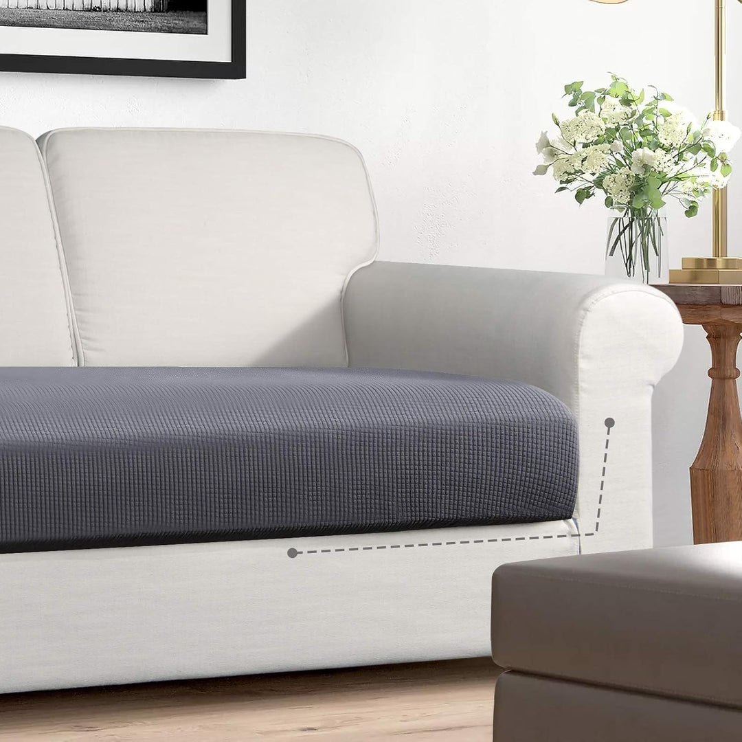 TAOCOCO Sofa Sitzkissenbezug, Elastischer Sofa Sitzkissenbezüge, Ajustable, Waschbar, Protection Meu