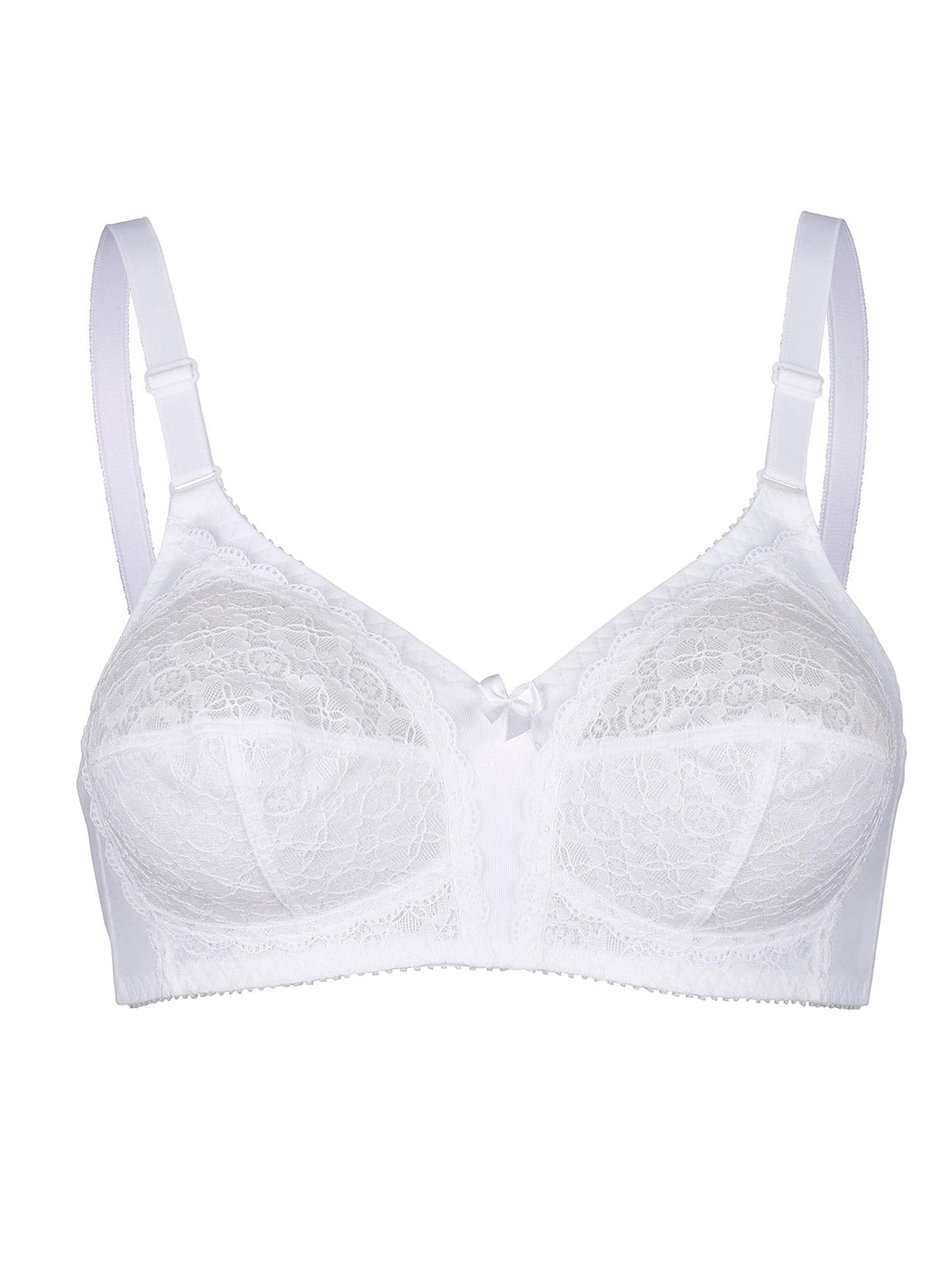 Format Damen Stassfurter BH Ohne Bügel in weiss in Blenden-Form