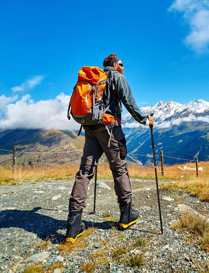 Glymnis Wanderstöcke Trekkingstöcke Walking Stöcke 7075 Aluminium Wanderstock verstellbar 110-130cm