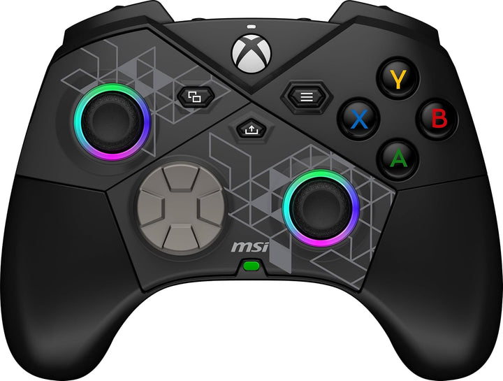 MSI FORCE PRO WIRELESS PC Gamepad Controller - 2,4 GHz, Bluetooth, USB Typ-C zu A - kabelgebunden/dr