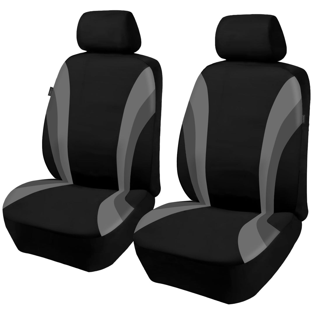 Autositzbezug Set für die Vordersitze, Atmungsaktive &amp; Bequeme Sitzbezüge für alle Jahreszeiten, uni