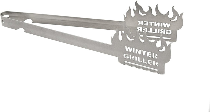 Grillzange Winter Griller, spülmaschinengeeignet, Geschenkidee, Männergeschenk, Wintergrillen, Grill