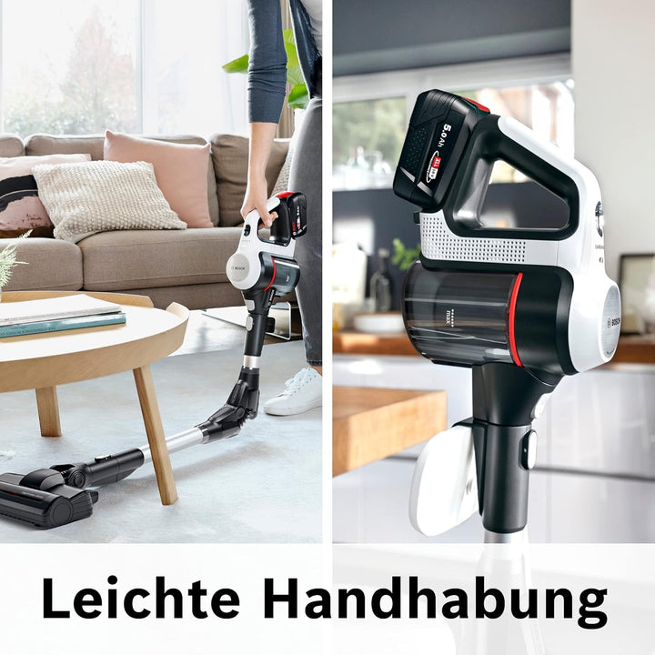 Bosch Akku-Staubsauger Unlimited 7 BSS715CARP, kabellos, Knickrohr, Hygiene-Filter, 10 Jahre Motorga