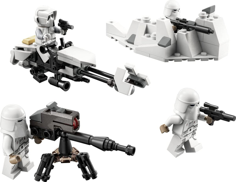 Lego Set: Star Wars Snowtrooper Battle Pack 75320 + Star Wars 30495 at-ST (Polybag)