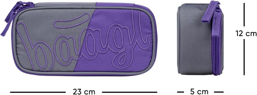 Baagl Federmäppchen für Mädchen - Schulmäppchen für Schreibwaren - Schulsachen Federtasche, Jungen F