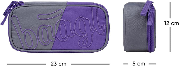Baagl Federmäppchen für Mädchen - Schulmäppchen für Schreibwaren - Schulsachen Federtasche, Jungen F